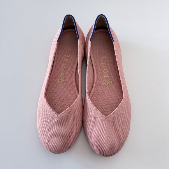 Rothy's The Flat in Coral Pink (RARE Color) Size 8.5 - Picture 3 of 8